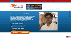 Desktop Screenshot of fortunevibrations.com